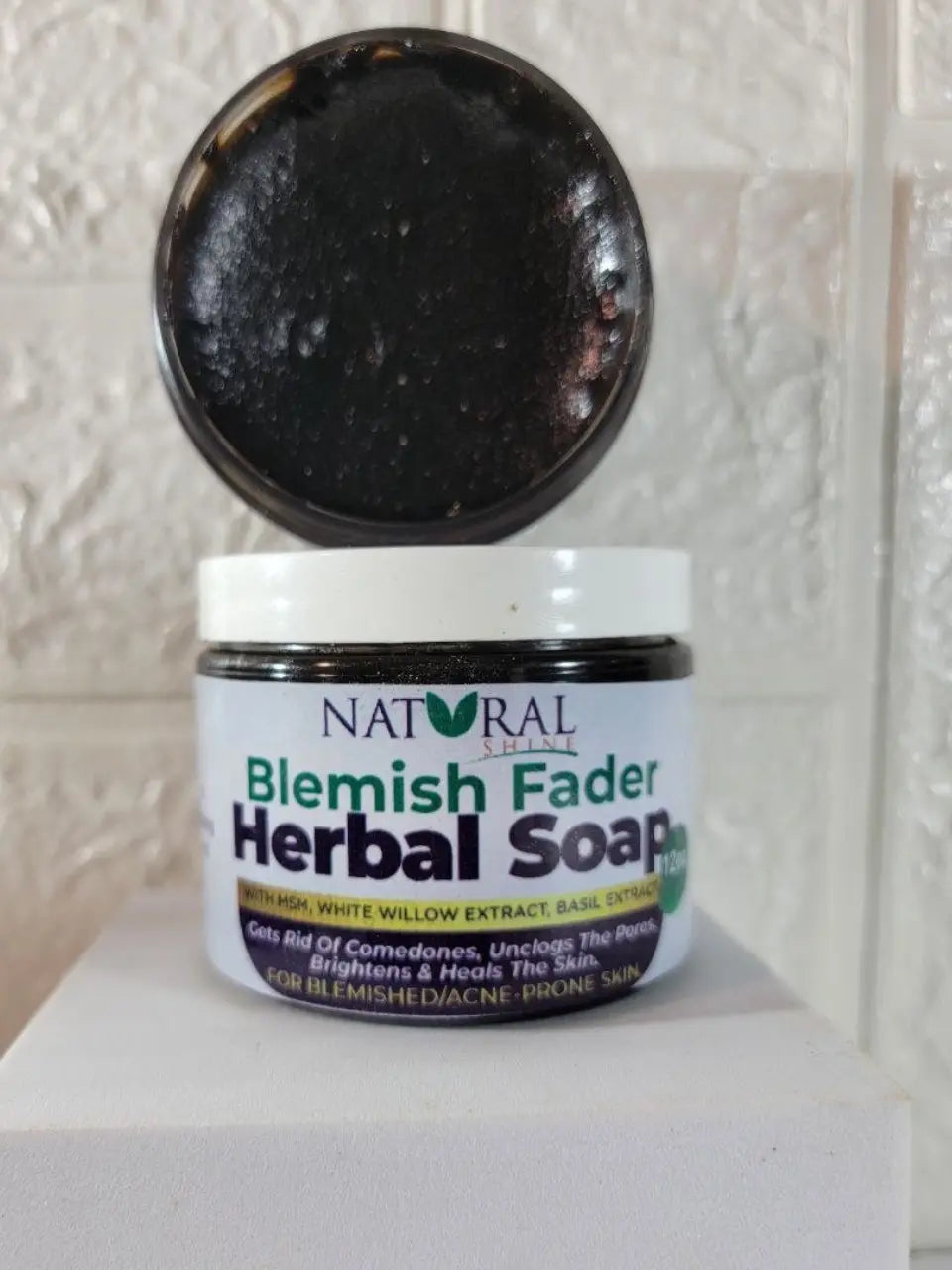 Blemish Fader Herbal Soap with MSM, White Willow Extract, Basil extract